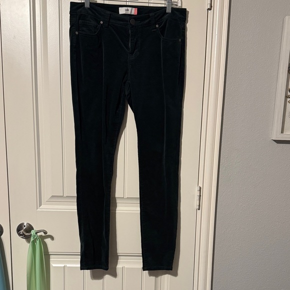 CAbi Denim - Forest Green Skinny Cord